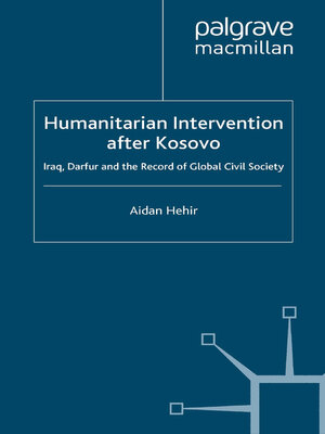 cover image of Humanitarian Intervention after Kosovo
